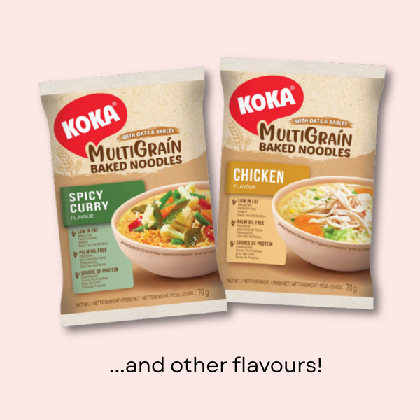 Koka Multigrain Oats & Barley Baked Noodles (70g)